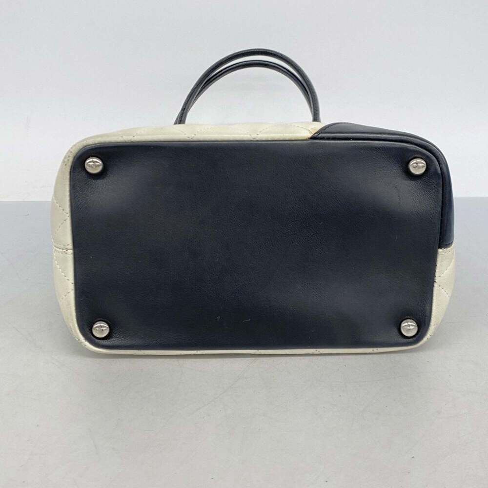 CHANEL Black Lambskin Leather Tote Bag - Picture 3 of 13